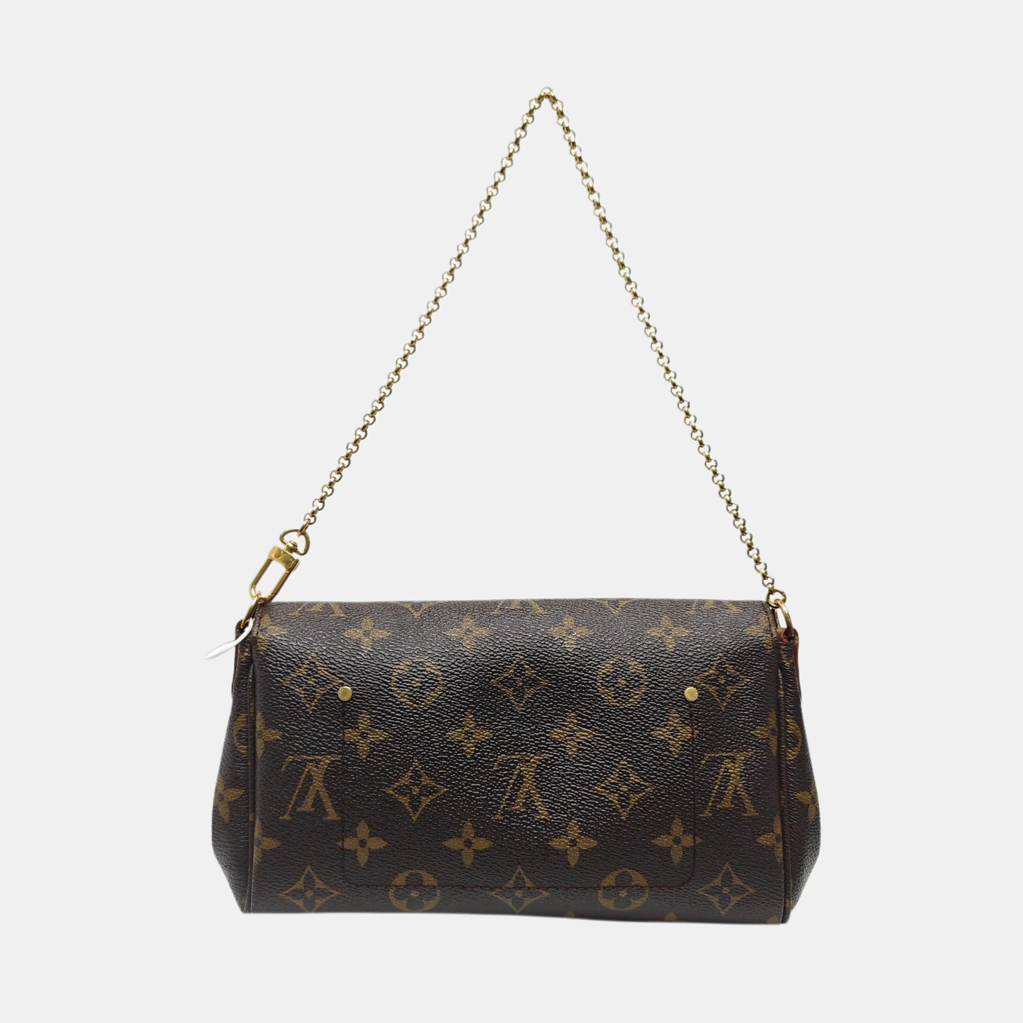 FAVORITE PM Monogram Coated Canvas Brown