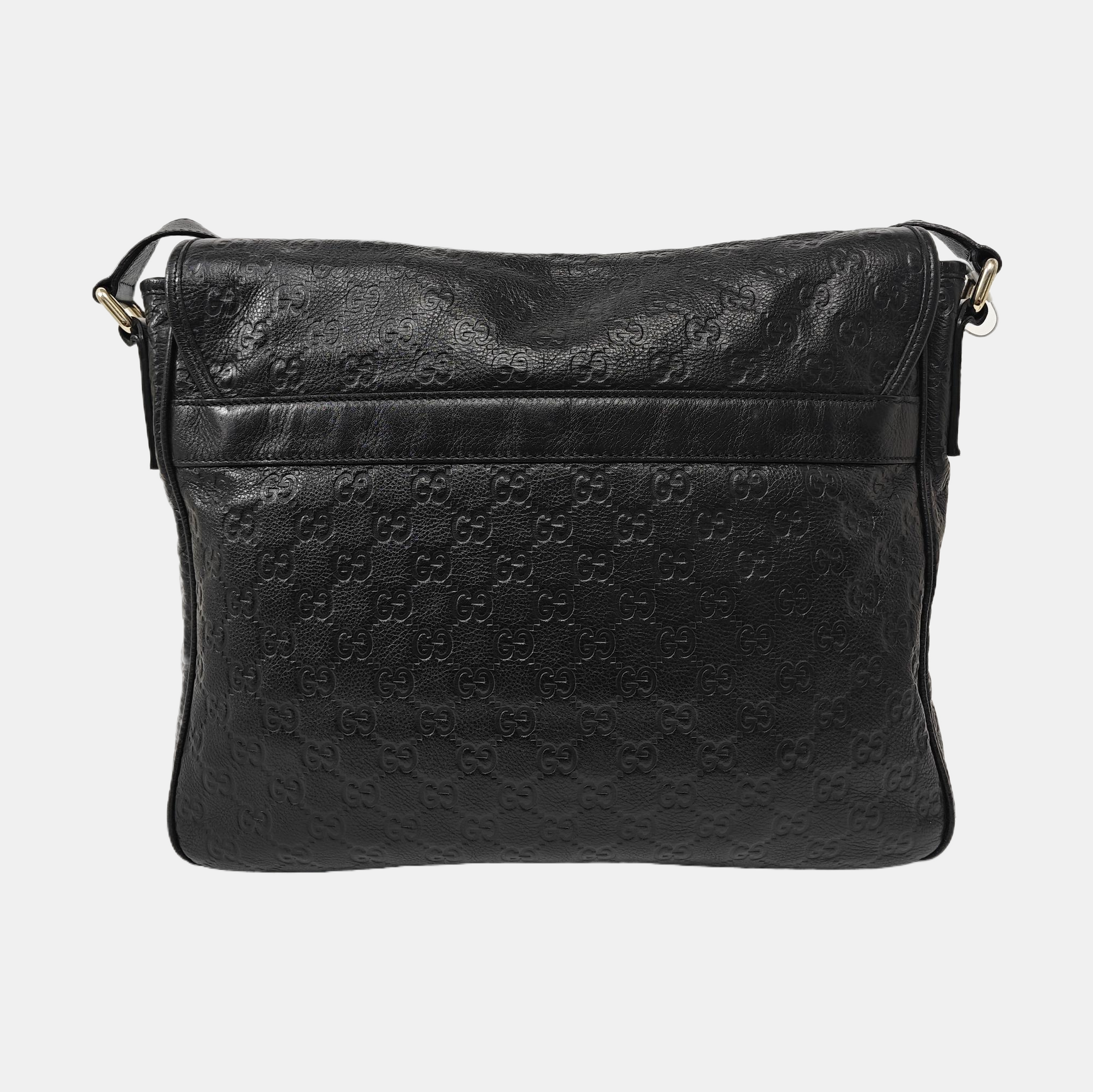 Ligne Shima Monogram Calfskin Black