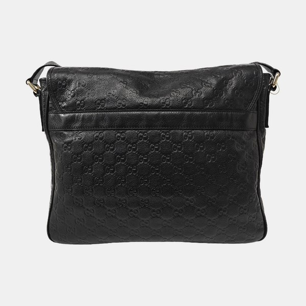 Ligne Shima Monogram Calfskin Black