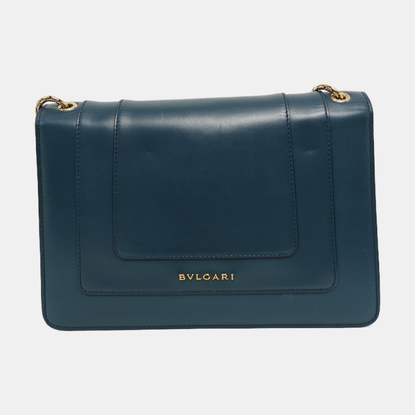 SERPENTI FOREVER Medium Calfskin Blue