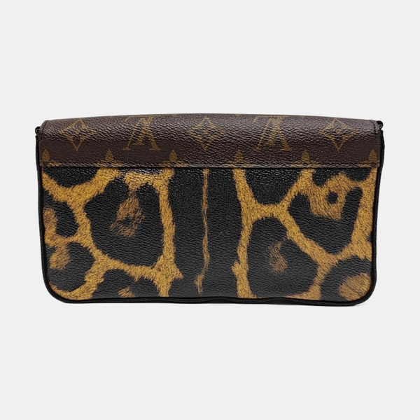 FÉLICIE Monogram Coated Canvas Brown