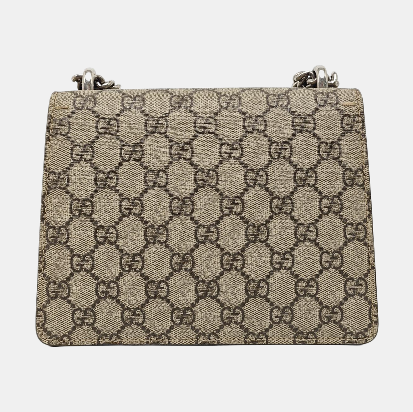 Dionysus Mini Monogram Coated Canvas Beige