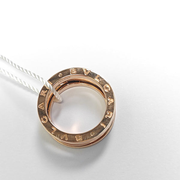 B.ZERO1 18k Rose Gold Ring EU 55