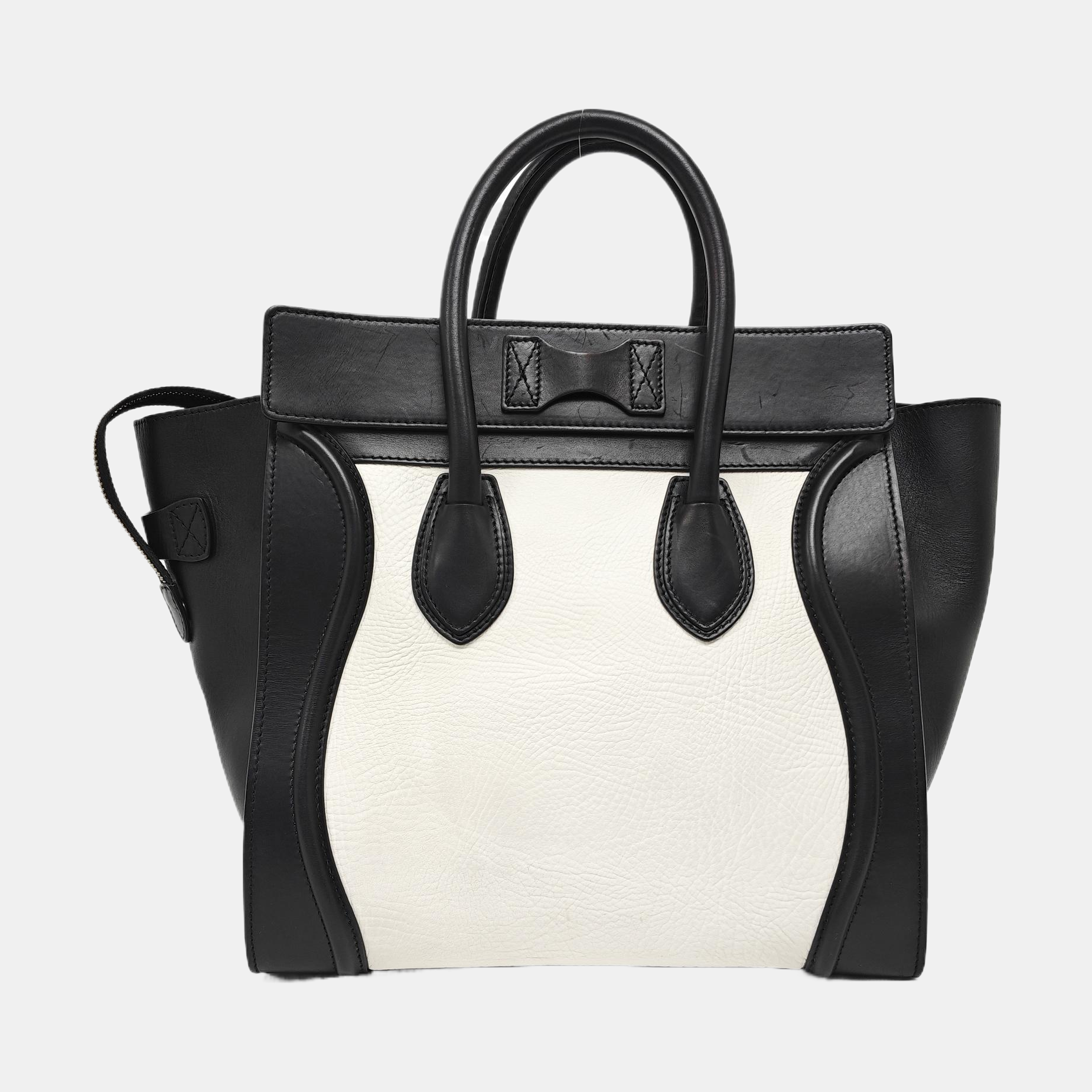 LUGGAGE Mini Calfskin White