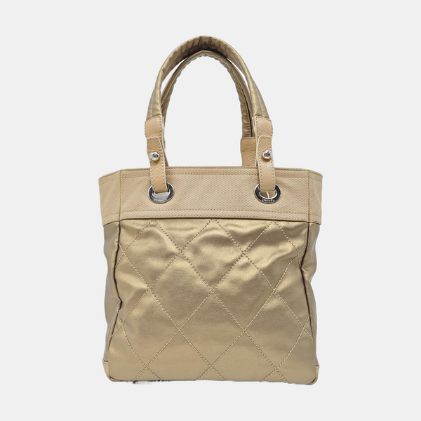 PARIS BIARRITZ Quilted Coated Canvas Yellow