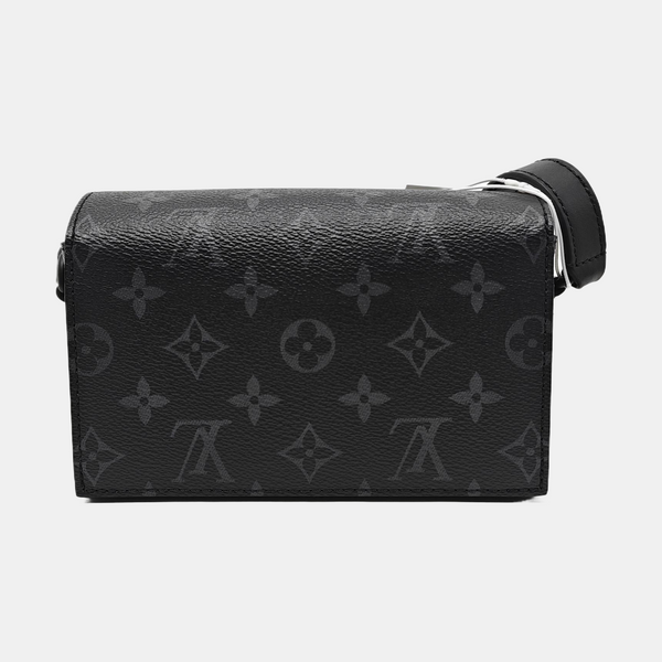STEAMER Mini Monogram Coated Canvas Black