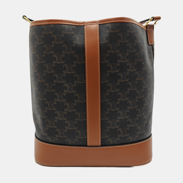 TRIOMPHE CANVAS Medium Coated Canvas Brown