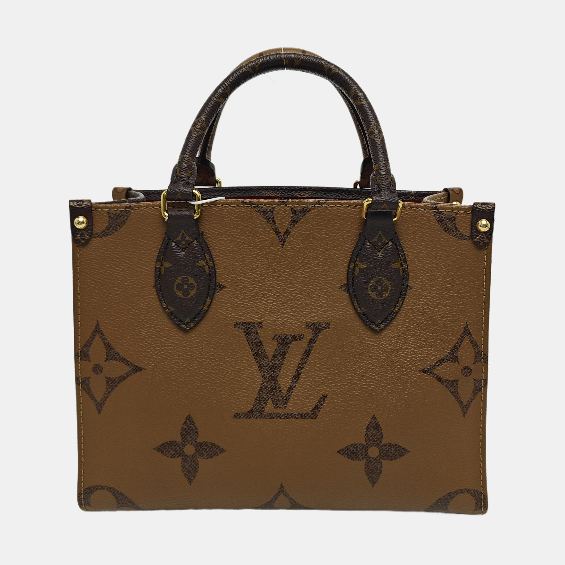 ONTHEGO PM Monogram Coated Canvas Brown
