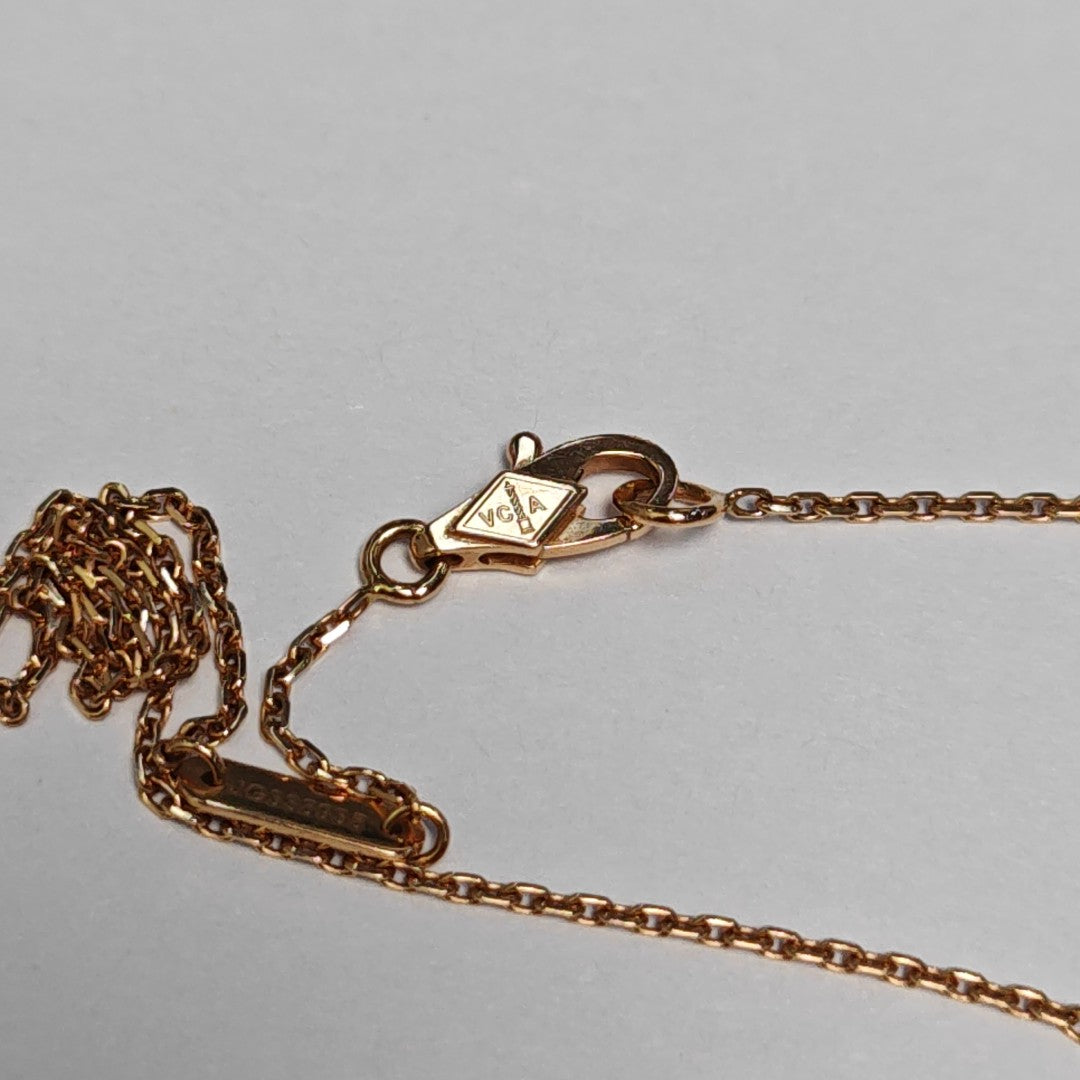 Sweet Alhambra 18k Rose Gold Necklace
