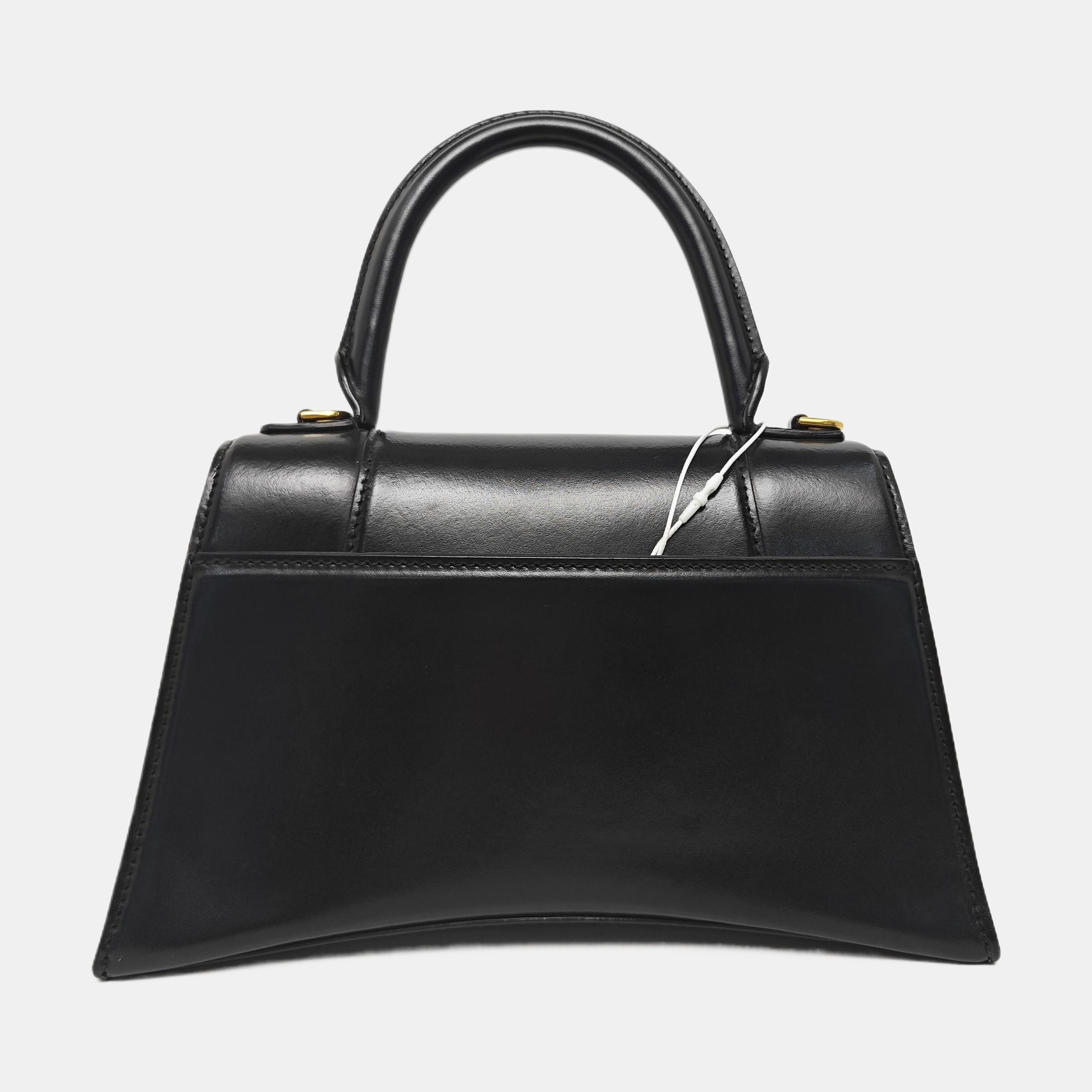 Hourglass S Calfskin Black
