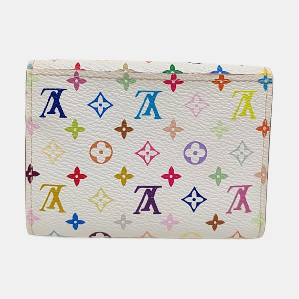 LV × TM ROSALIE Monogram Coated Canvas White Card Holder