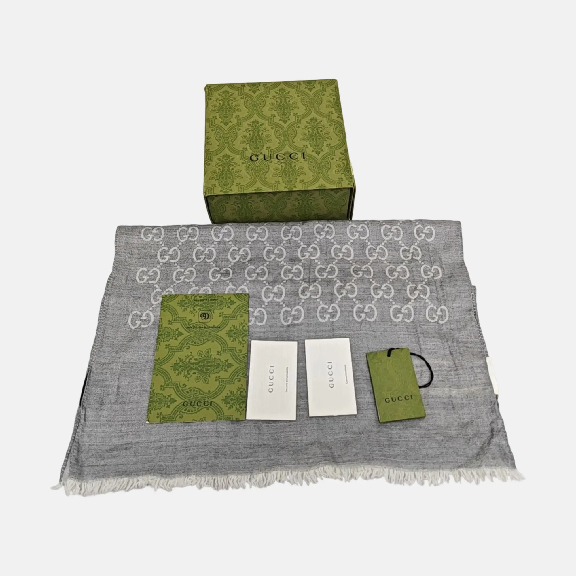 Wool Scarf Gray