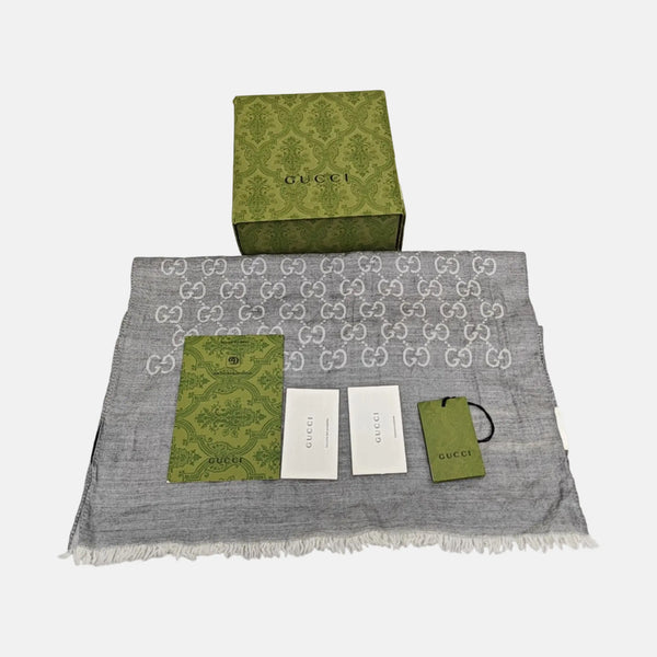 Wool Scarf Gray