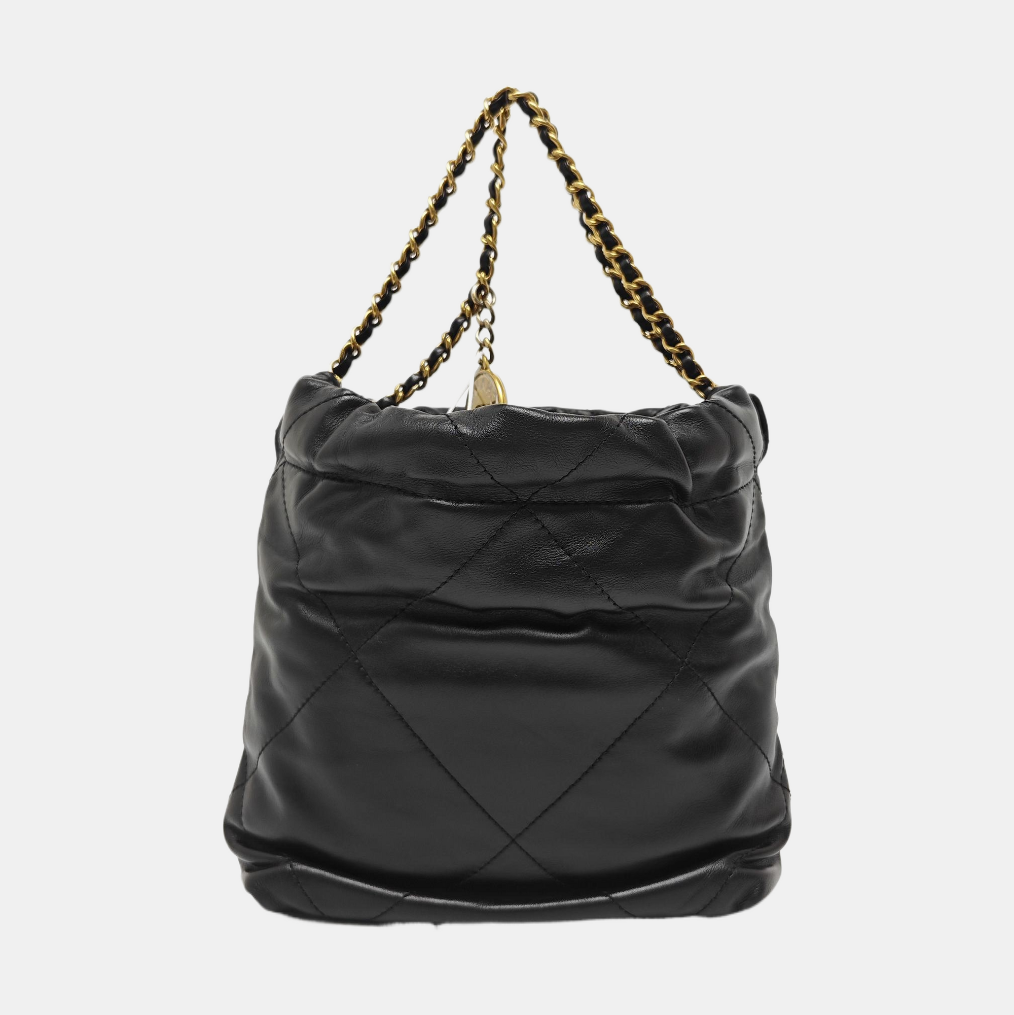 CHANEL 22 Mini Quilted Calfskin Black