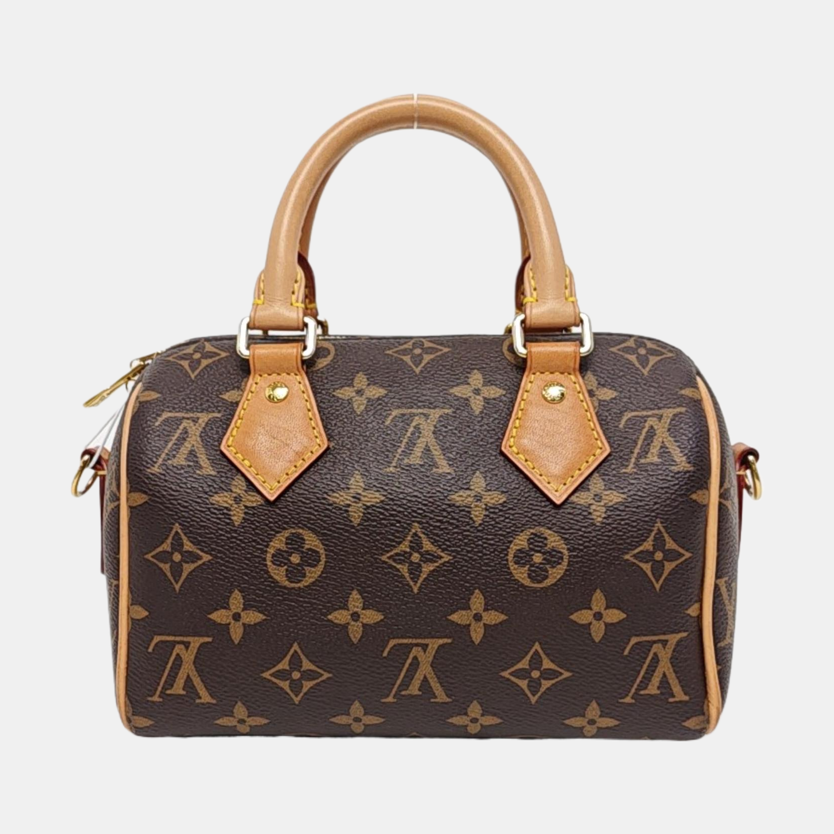 SPEEDY 20 Monogram Coated Canvas Brown