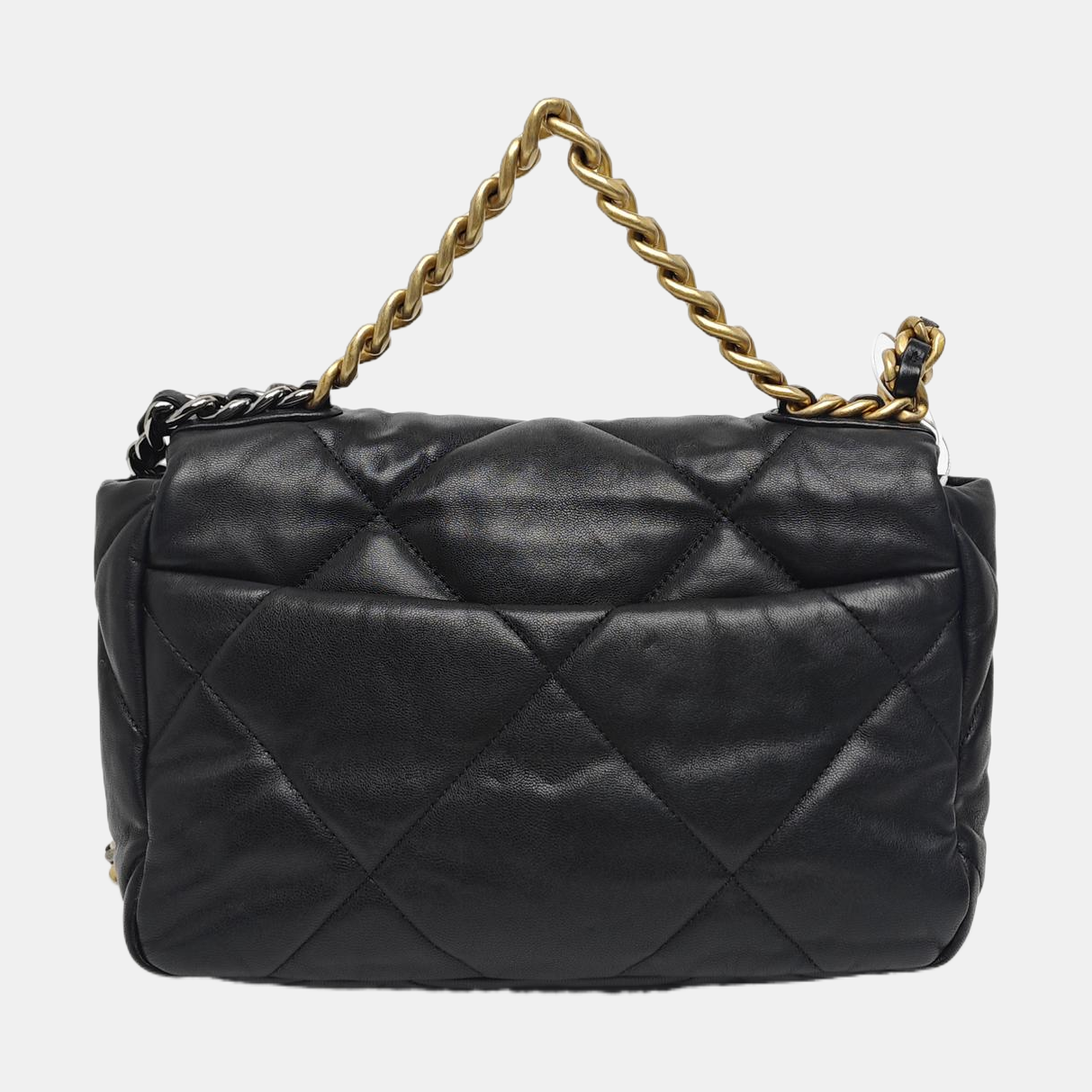 CHANEL 19 Small Quilted Lambskin Black