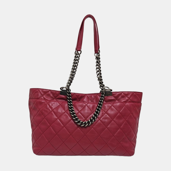 Quilted Calfskin Red