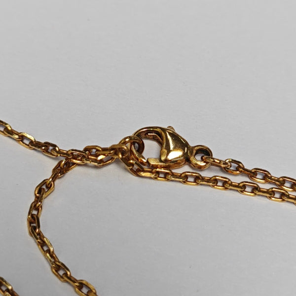 Pop H Metal Gold Necklace