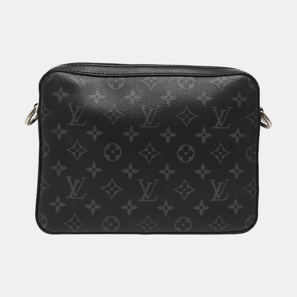 TRIO Monogram Coated Canvas Gray