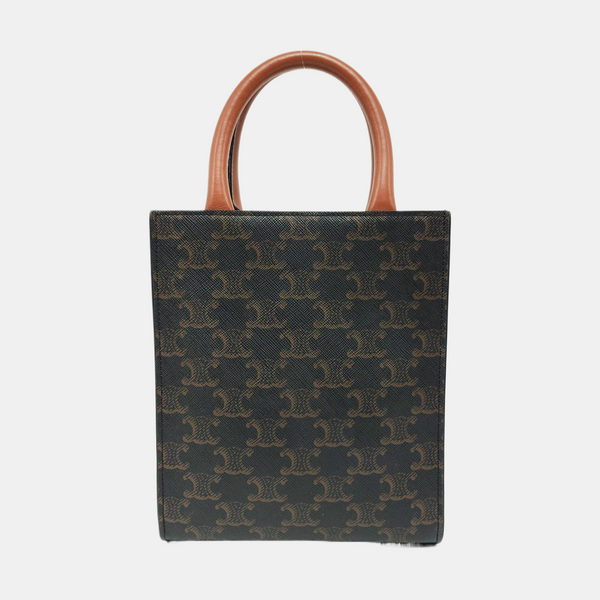CABAS CELINE Mini Coated Canvas Brown