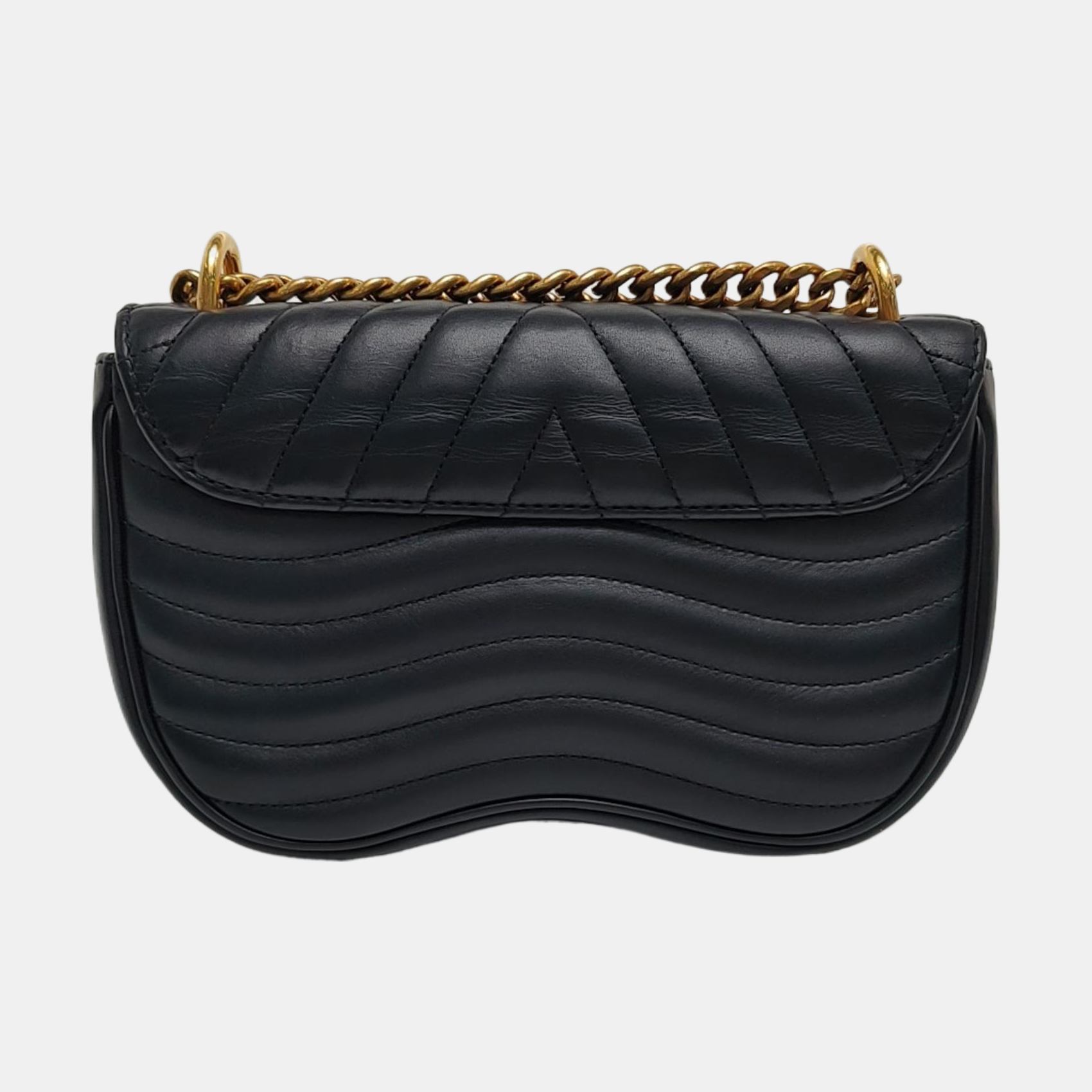 NEW WAVE PM Quilted Calfskin Black