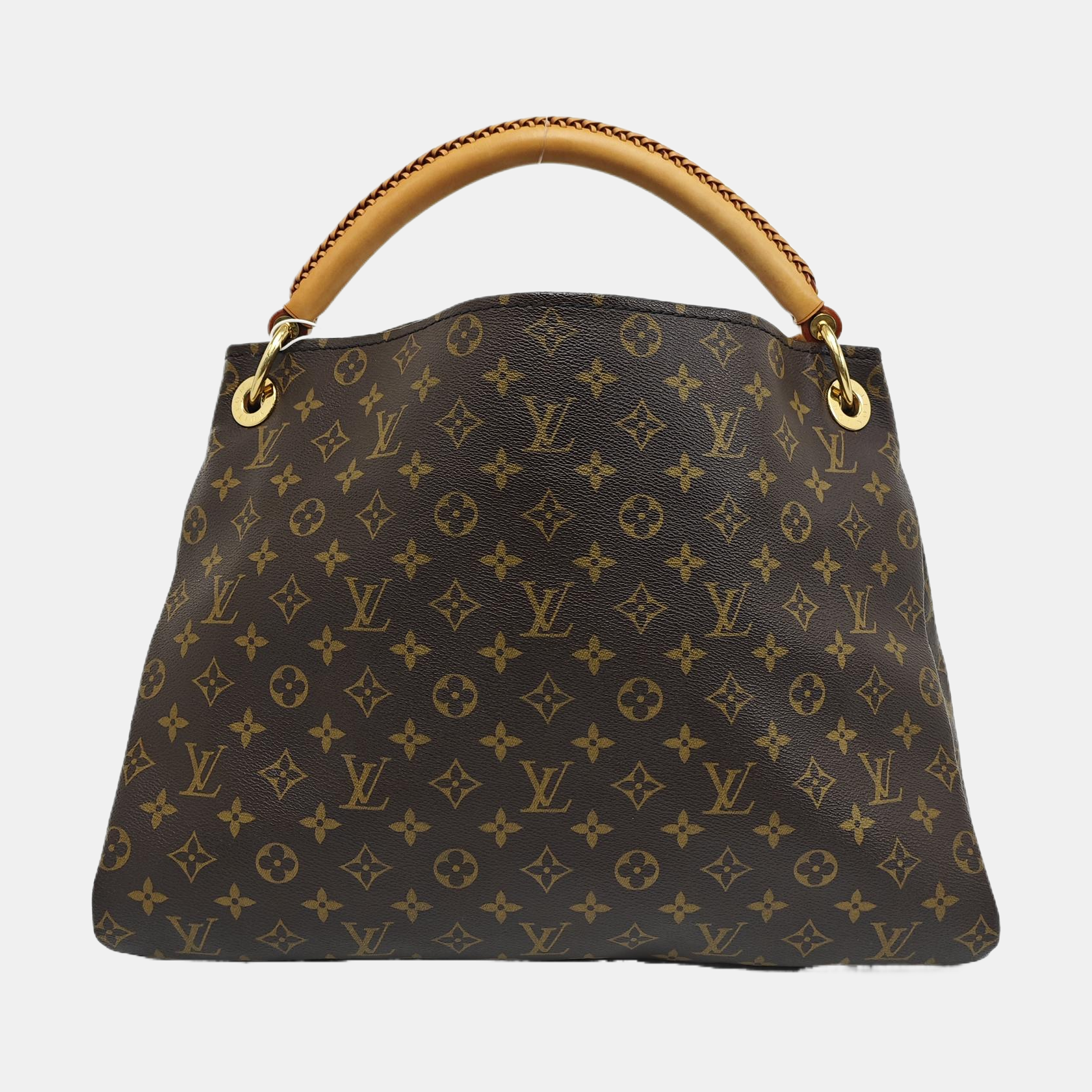 ARTSY MM Monogram Coated Canvas Brown
