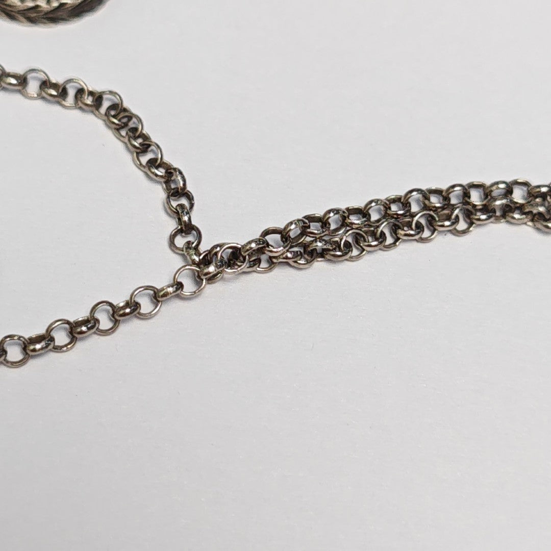 Interlocking G 925 Sterling Silver Necklace
