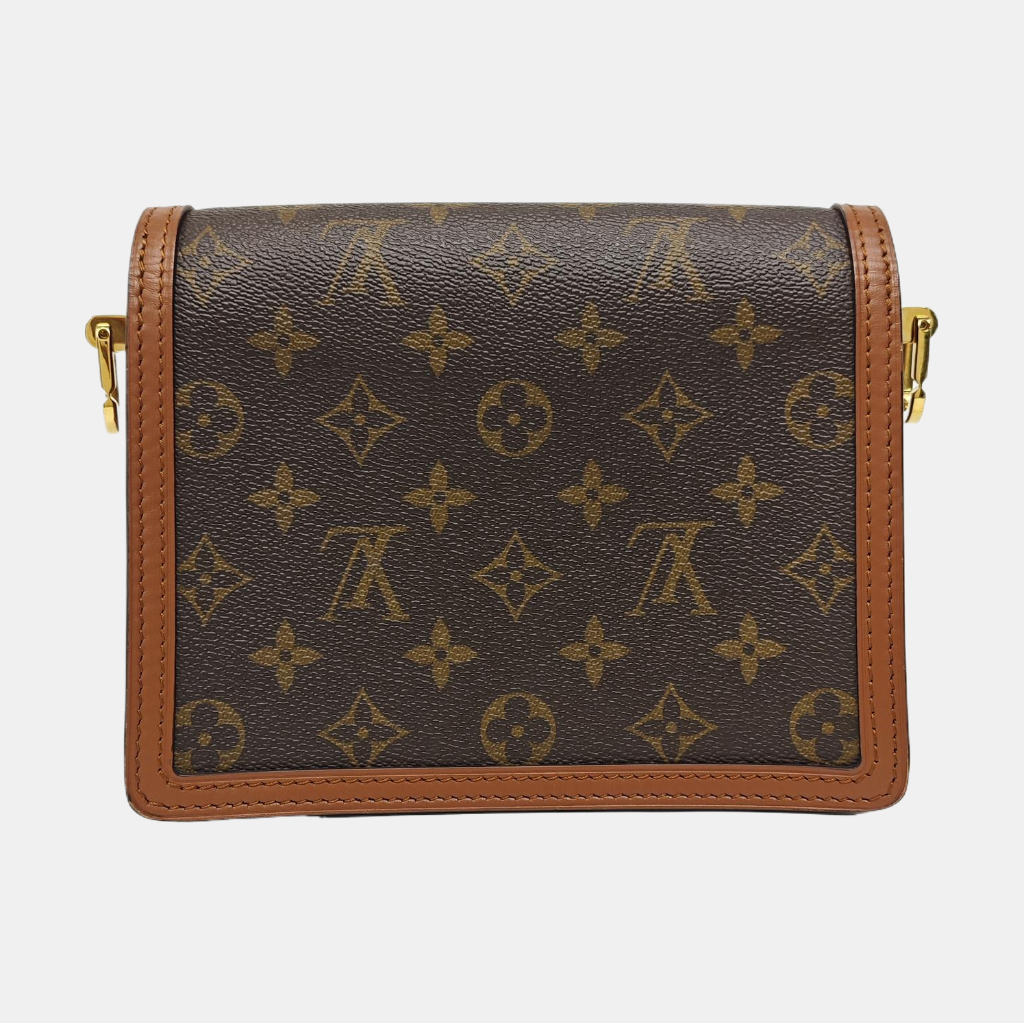 DAUPHINE Mini Monogram Coated Canvas Brown
