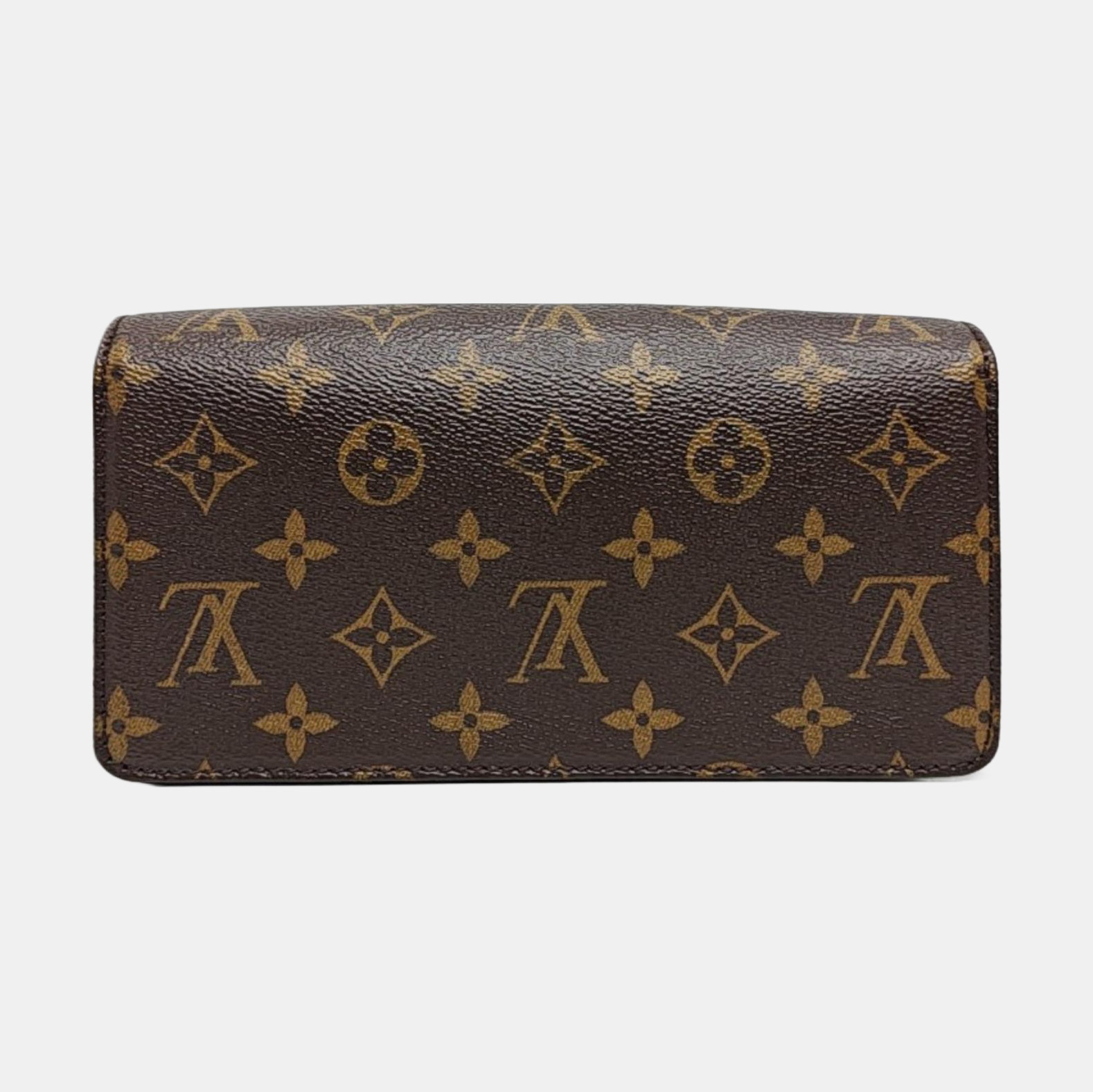 Lily Monogram Coated Canvas Brown