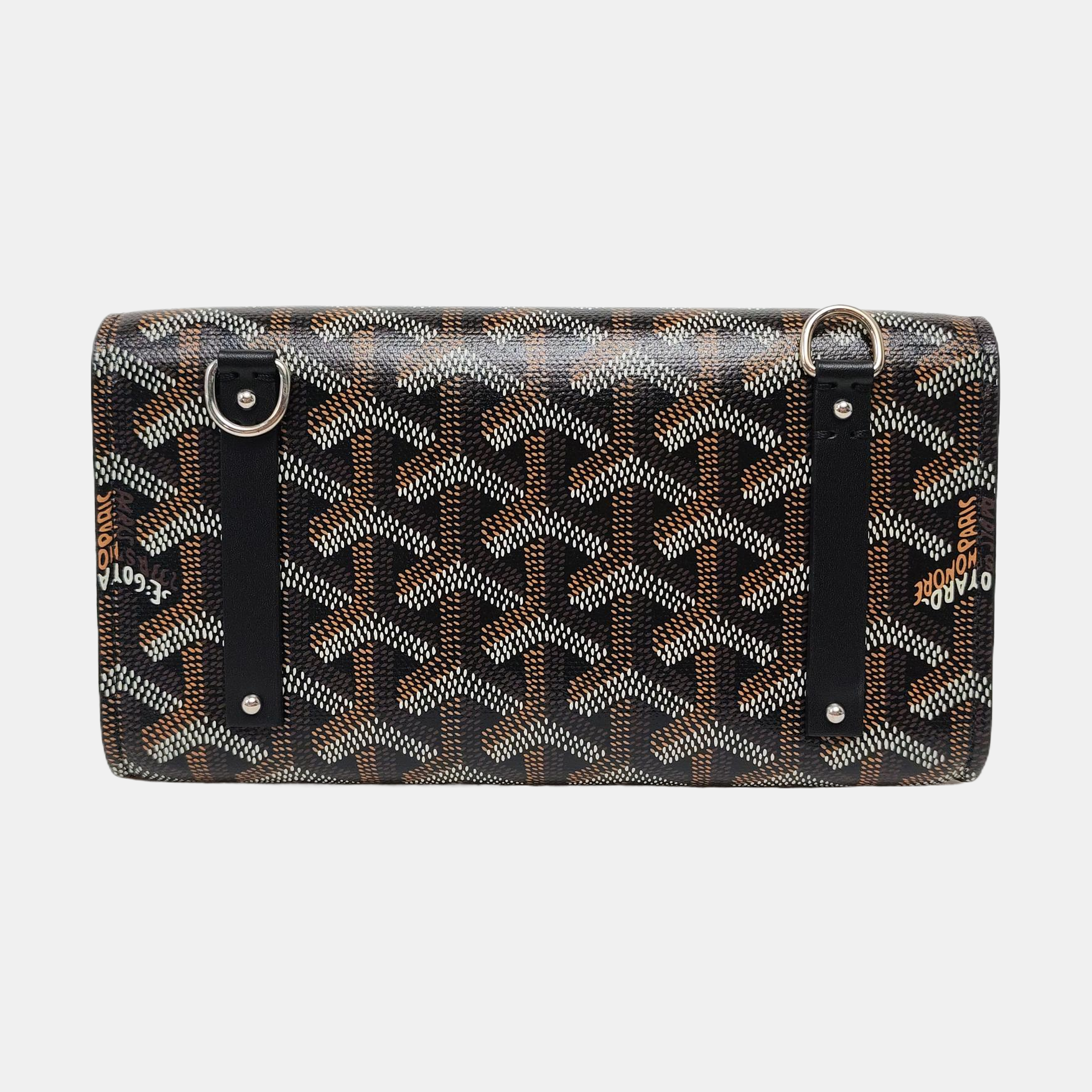 Monte-Carlo Mini Coated Canvas Black Wallet