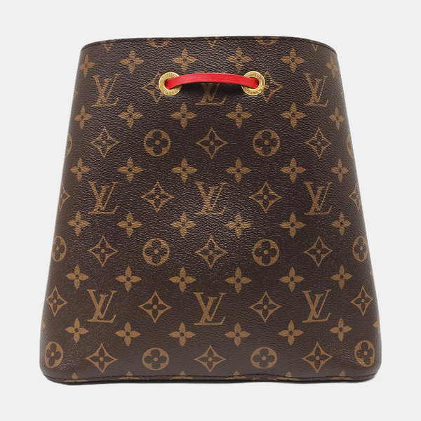 Authenticated pre-owned  NÉONOÉ MM Monogram Coated Canvas Brown - Bucket Bag at Looply