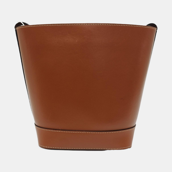 Calfskin Bucket Bag Brown