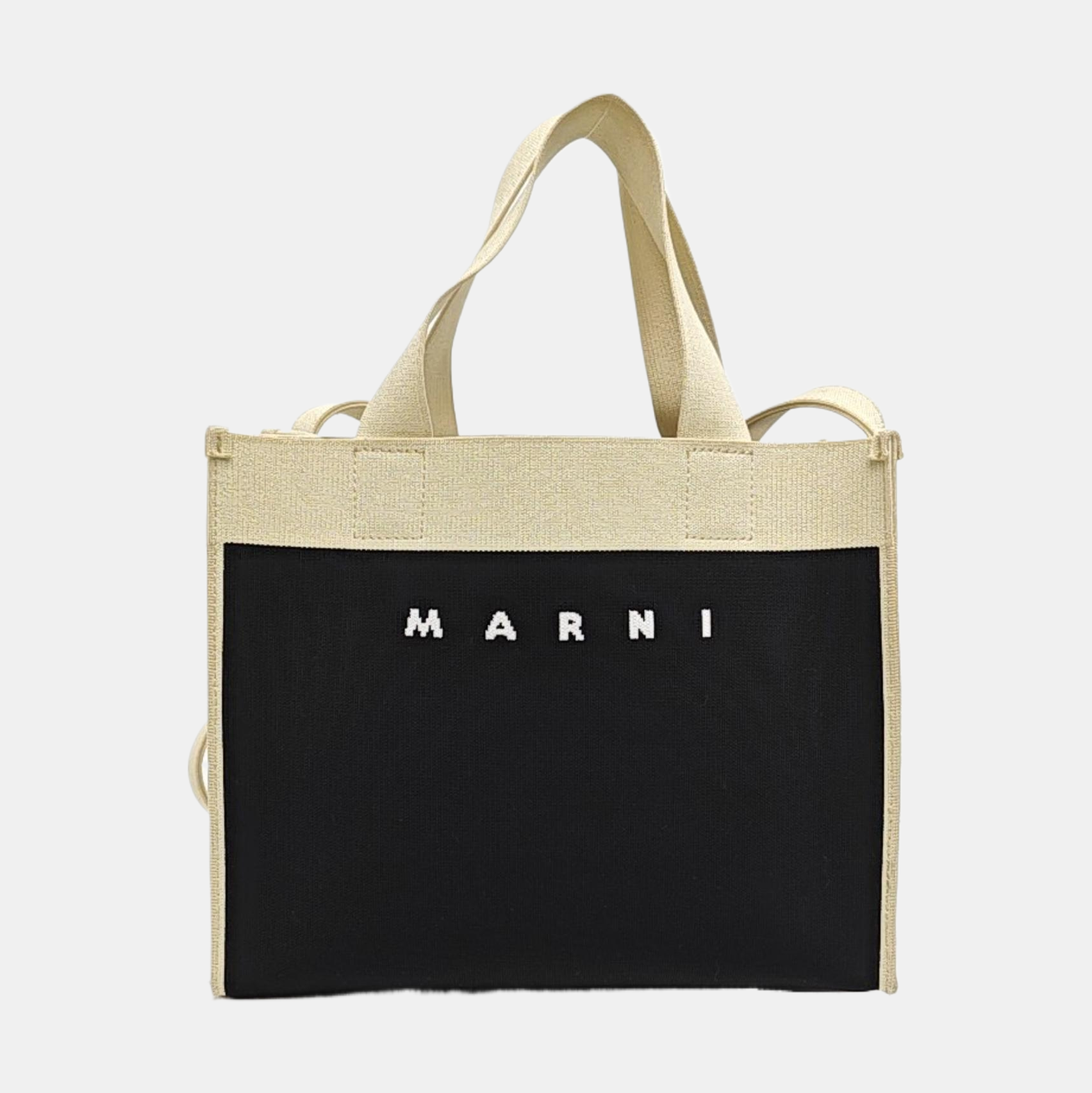 Fabric Shoulder Bag Black
