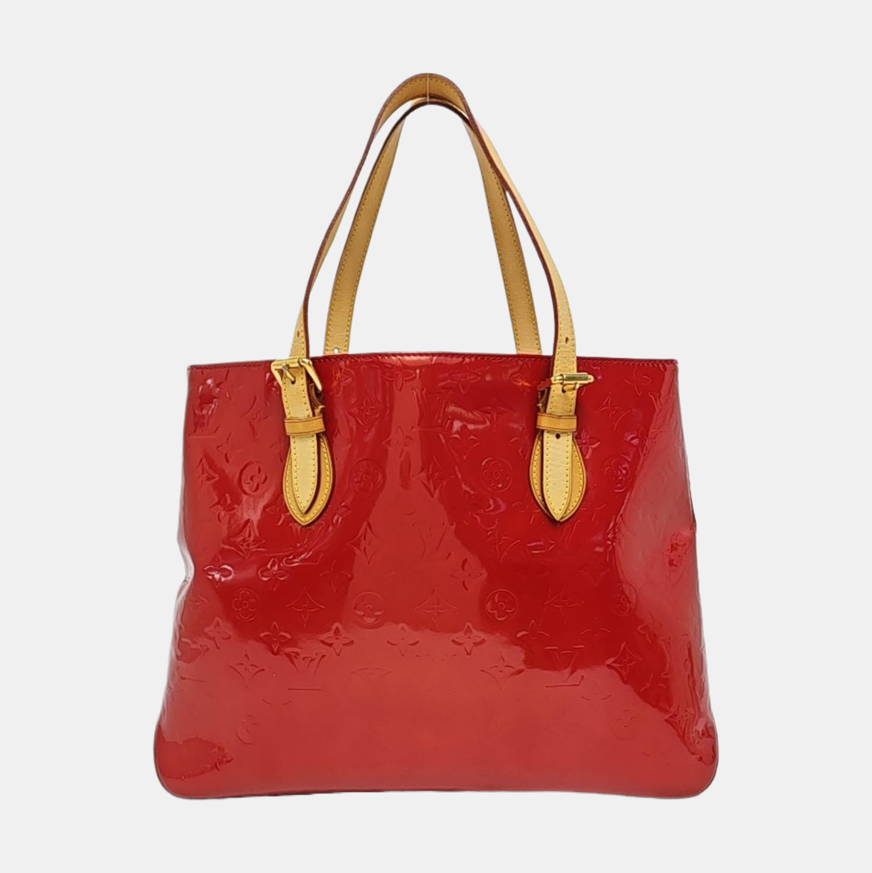 BRENTWOOD Monogram Patent Leather Red