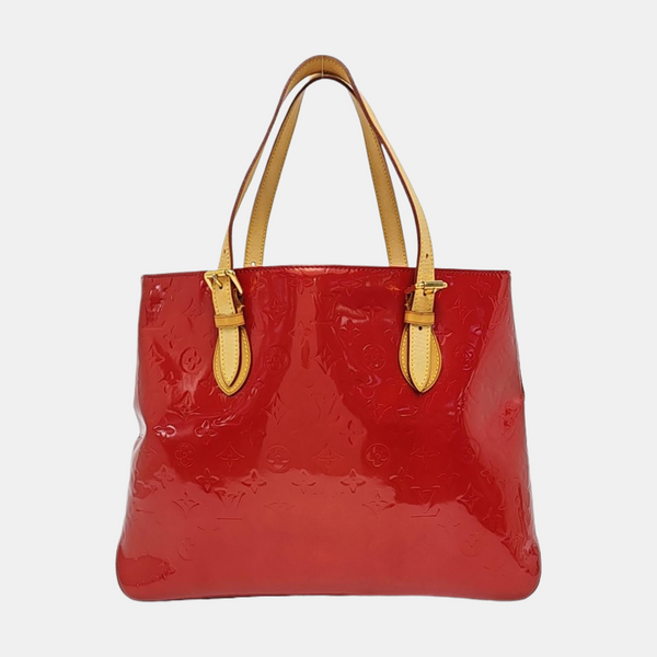 BRENTWOOD Monogram Patent Leather Red