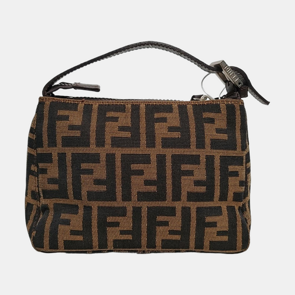 Canvas Top Handle Bag Brown