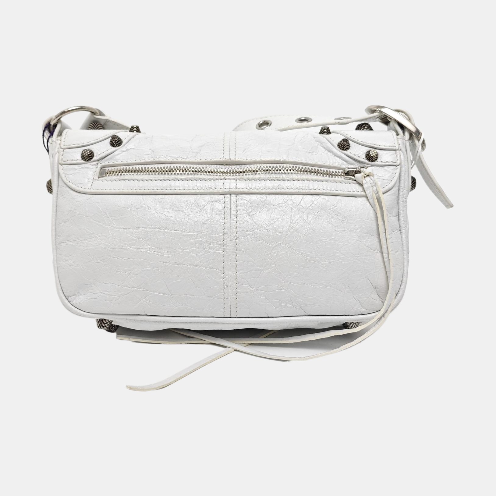 Authenticated pre-owned  Le Cagole XS Lambskin White - Shoulder Bag at Looply
