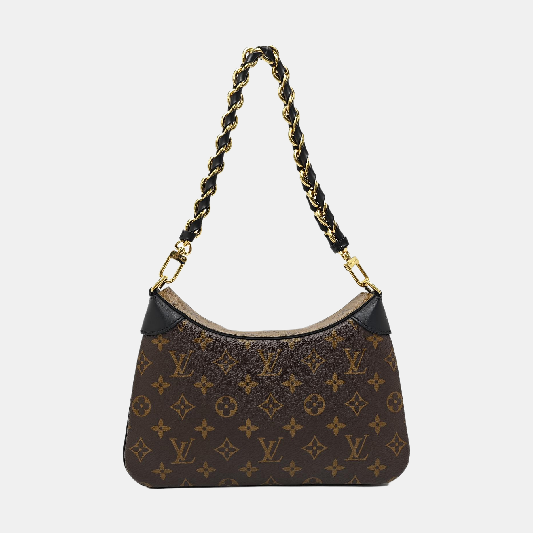 TWINNY Monogram Coated Canvas Brown