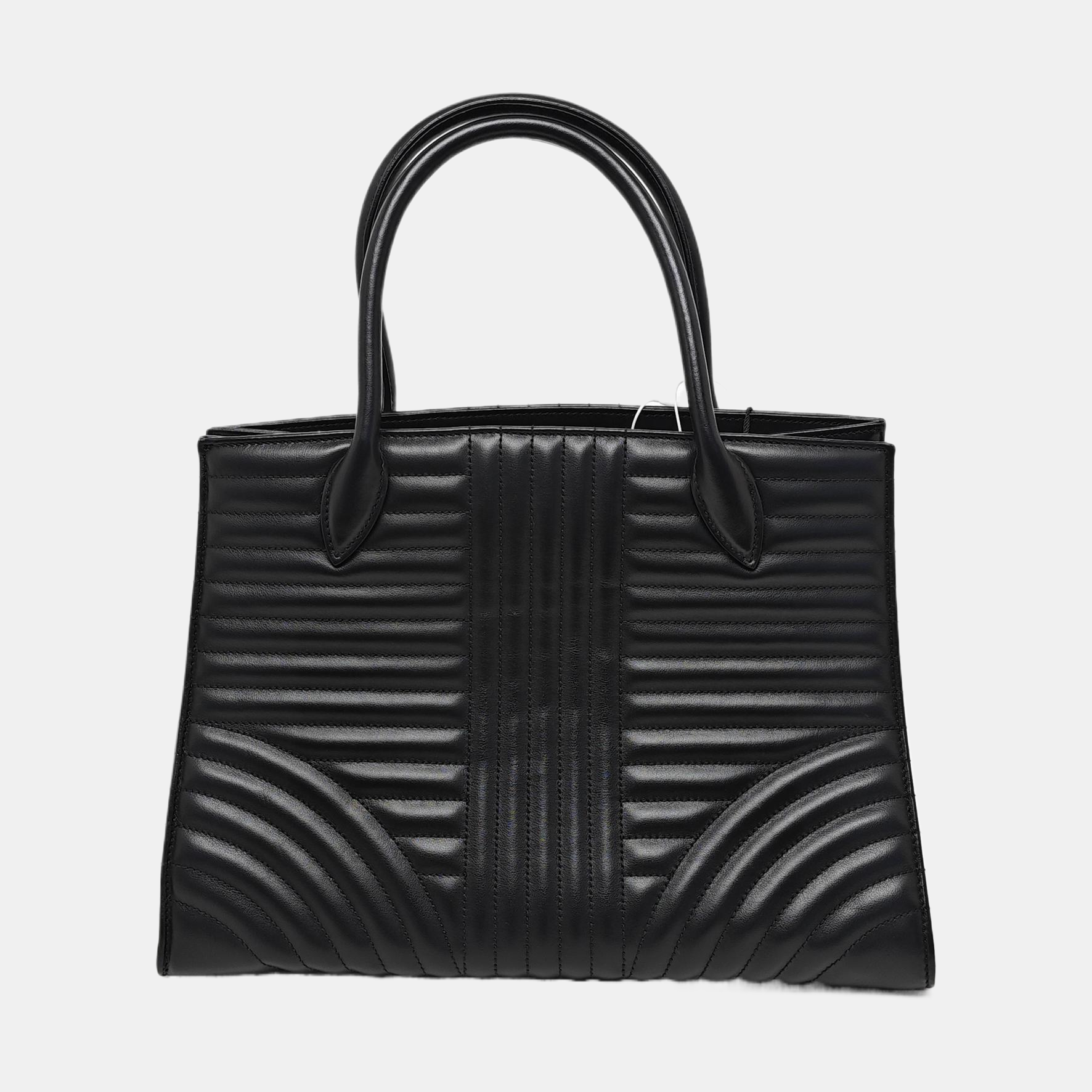 Diagramme Quilted Calfskin Black