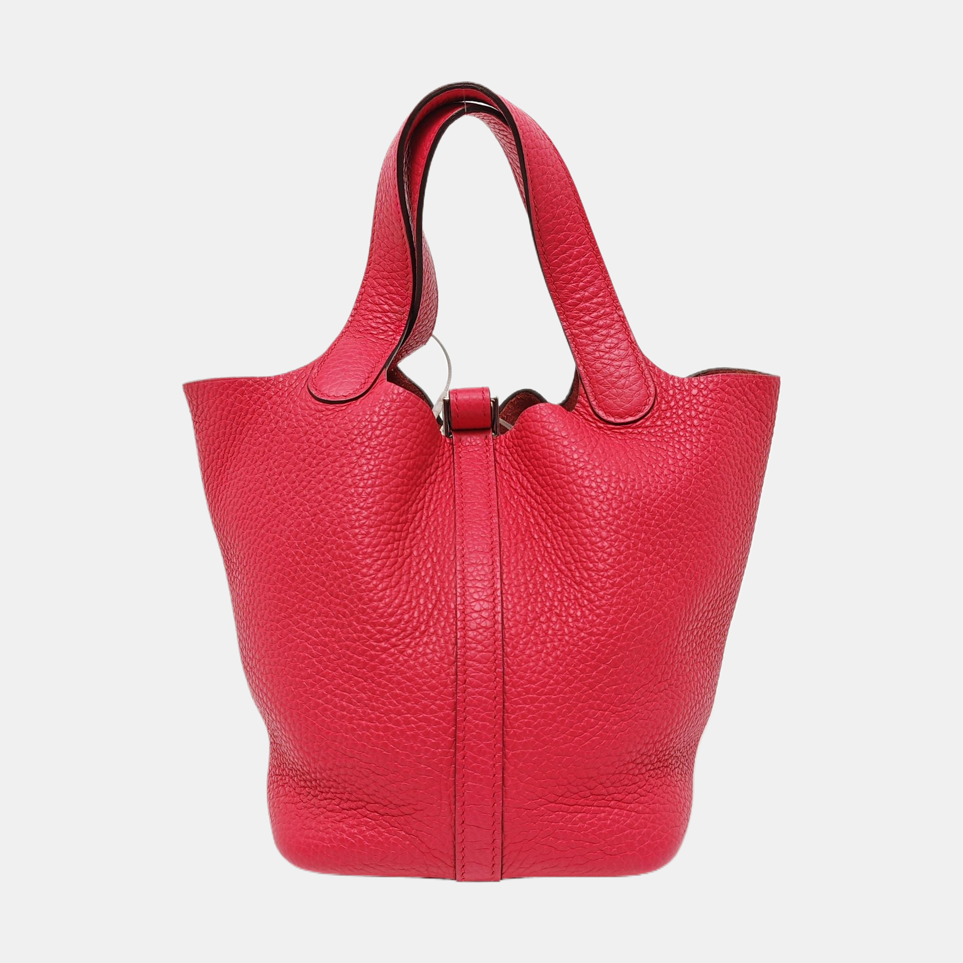 Authenticated pre-owned  Picotin Lock 18 Clemence Pink - Bucket Bag at Looply