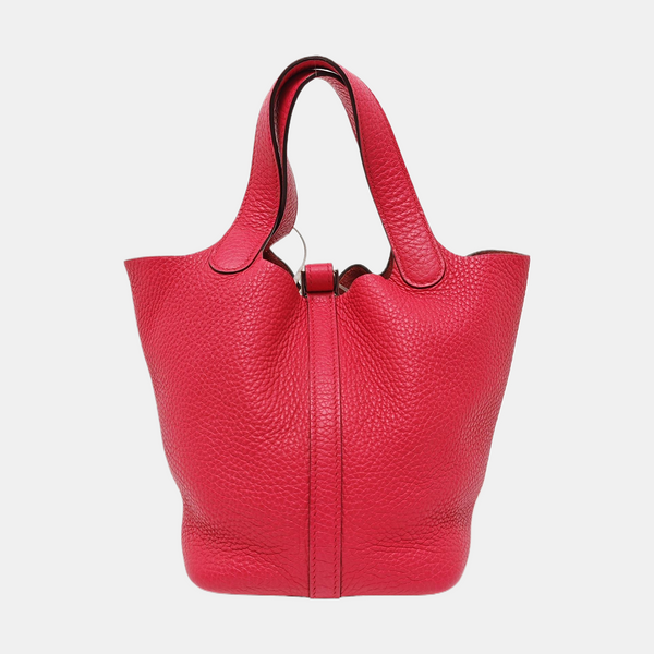 Authenticated pre-owned  Picotin Lock 18 Clemence Pink - Bucket Bag at Looply