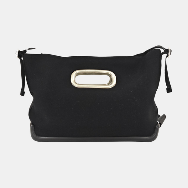 Nylon Crossbody Bag Black