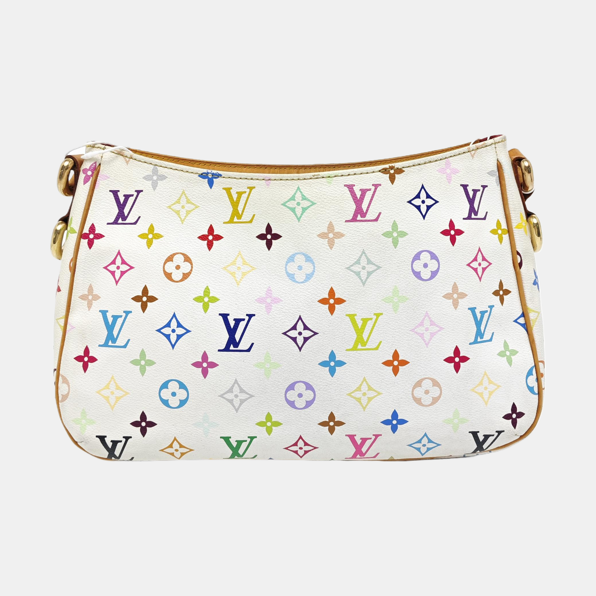 LODGE GM Monogram Coated Canvas White