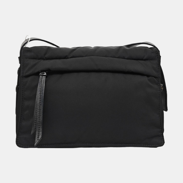 Nylon Shoulder Bag Small Black