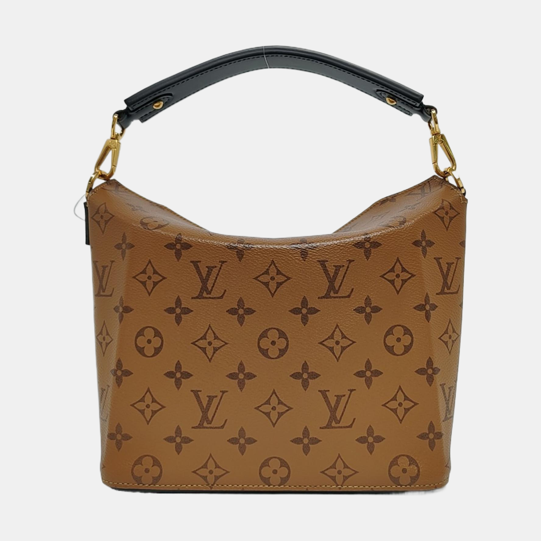 BENTO BOX Monogram Coated Canvas Brown