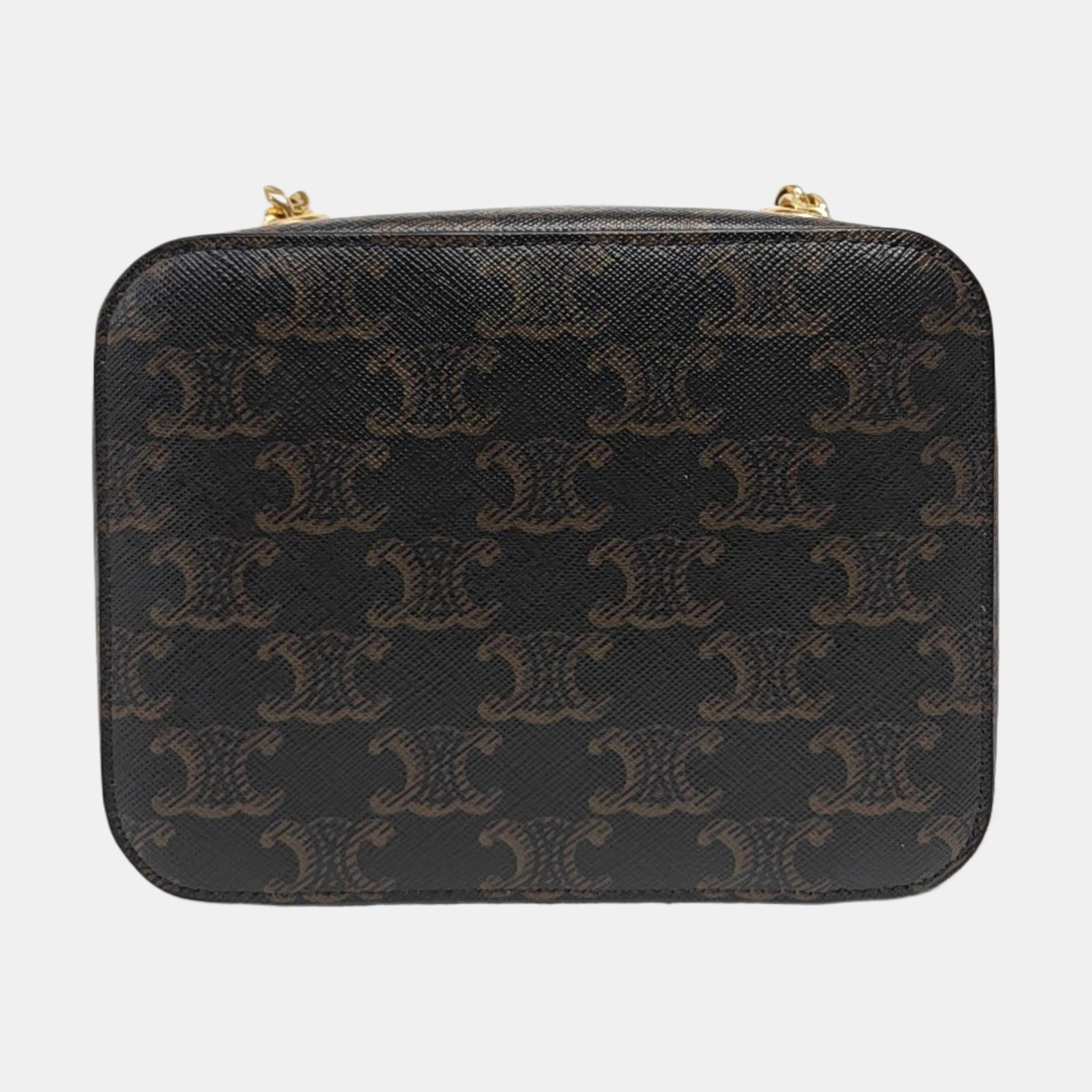 TRIOMPHE Mini Quilted Coated Canvas Black