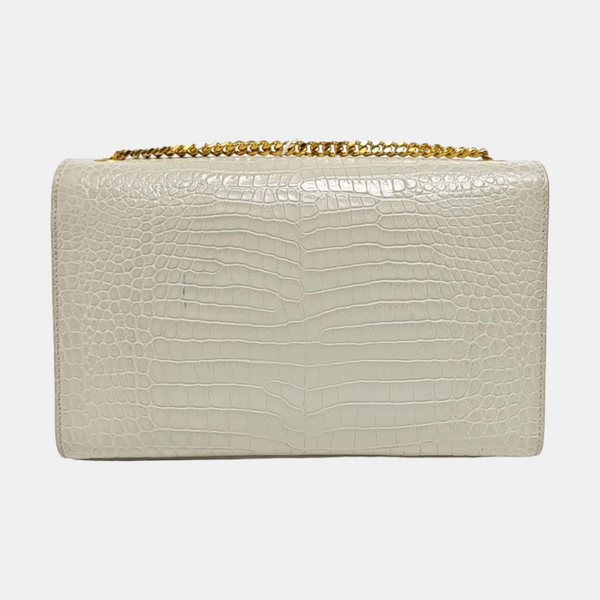 KATE Medium Calfskin White