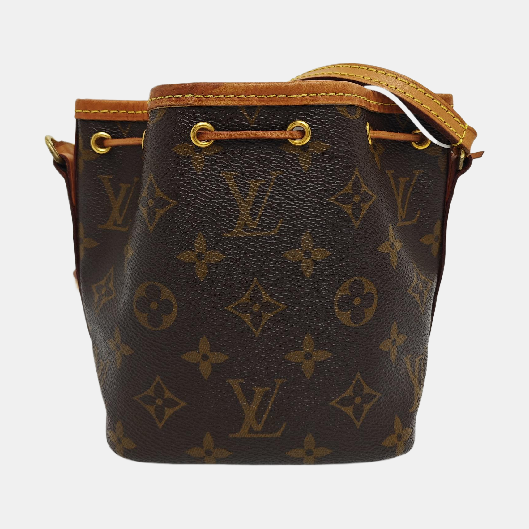NÉONOÉ Nano Lona Revestida Monogram Marrón