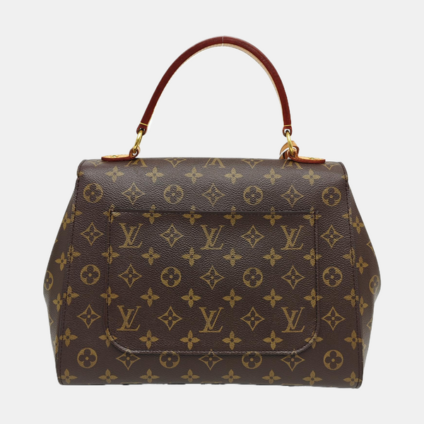 CLUNY MM Monogram Coated Canvas Brown