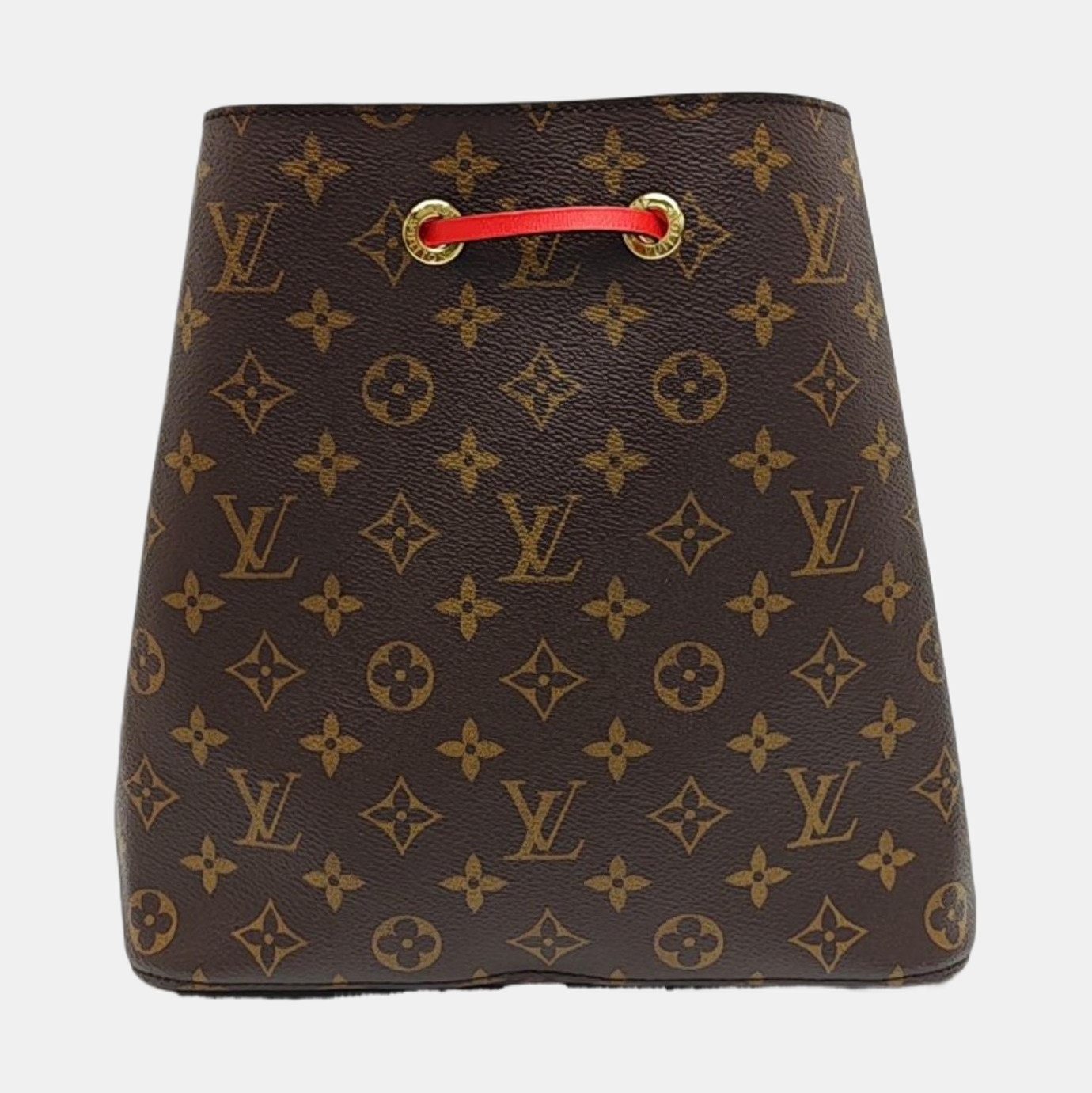 NÉONOÉ MM Monogram Coated Canvas Brown